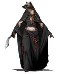  anthro canine claws clothing dagger female gnoll hyena jewelry mammal midriff paizo pose robe scar standing weapon wide_hips 