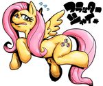  female feral fluttershy_(mlp) friendship_is_magic horse mammal my_little_pony nekubi pegasus pony wings 