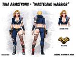  alternate_costume asymmetrical_clothes blonde_hair blue_eyes boots breasts character_profile cropped_jacket dead_or_alive dead_or_alive_5 denim gloves greaves gun handgun high_heel_boots high_heels highres holster jeans josef_axner large_breasts mad_max mad_max_2:_the_road_warrior midriff no_bra pants parody short_hair shotgun shoulder_pads sideboob single_glove single_knee_pad single_pantsleg single_thighhigh solo strapless sunglasses thighhighs tina_armstrong torn_clothes torn_jeans torn_legwear torn_pants tubetop unzipped vambraces weapon 