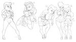  anthro areola bear big_breasts breasts crossover disney erect_nipples female goof_troop harem high_heels mammal milf mother nipples parent peg_pete pussy rebecca_cunningham scificat talespin wide_hips 
