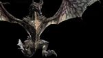  ambiguous_gender claws dragon flying grey_dragon horn invalid_tag solo the_elder_scrolls the_elder_scrolls_v:_skyrim video_games wings 