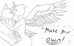  anthro anthrofied breasts duo eyelashes female horn lovingwolf male mastery_position my_little_pony nude open_mouth plain_background please_tag wings 
