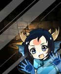  :d against_fourth_wall against_glass black_hair blue_dress blue_gloves china_dress chinese_clothes dragon_girl dragon_horns dress forehead fourth_wall glass gloves head_fins horns karin_(p&amp;d) long_hair looking_at_viewer open_mouth phone_wallpaper pikomarie puzzle_&amp;_dragons short_sleeves smile solo stone stone_wall wall wallpaper 