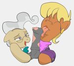  animal_genitalia equine erection fellatio female feral horse horsecock licking male mammal mayor_mare_(mlp) ms_harshwhinny_(mlp) my_little_pony oral oral_sex penis pony sex surge-on tongue 