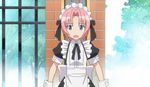  arikawa_hime crossdressing himegoto maid maid_headdress pink_hair screencap short_hair trap 