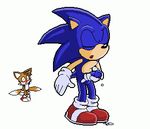  blush cum gloves male miles_prower o_o penis sega shoes sonic_(series) sonic_the_hedgehog 