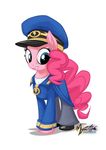  equine female feral friendship_is_magic hat horse mammal my_little_pony mysticalpha pinkie_pie_(mlp) pony solo uniform 