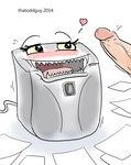  &lt;3 a_really_really_really_bad_idea bad_idea blush drooling erection female inanimate machine male mechanical oh_god_why paper paper_shredder penis saliva straight teeth thatoddguy what what_has_science_done 