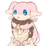  a6p alpha_channel audino cute double_thumbs_up human male mammal nintendo plain_background pok&#233;mon pok&eacute;mon thumbs_up transparent_background video_games 