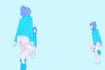  aikatsu! aikatsu!_(series) animated animated_gif boots dress fingernails high_heel_boots high_heels jacket kiriya_aoi long_hair md5_mismatch multiple_girls music open_mouth parody perfume ponytail rotoscoping shibuki_ran short_hair singing skirt tima ugoira walking 