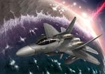  airplane fighter_jet highres jet military military_vehicle pilot sentou_yousei_yukikaze whitecat 