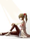  bad_id bad_pixiv_id banned_artist black_eyes black_hair ellen_carson high_heels light_smile ponytail ria romancing_saga_3 saga shoes sitting smile solo 