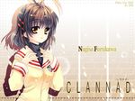  antenna_hair bad_id bad_pixiv_id brown_eyes brown_hair clannad e-nya furukawa_nagisa hikarizaka_private_high_school_uniform school_uniform short_hair solo 