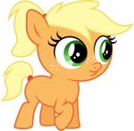  absurd_res alpha_channel applejack_(mlp) cute equine female feral friendship_is_magic hi_res horse mammal my_little_pony pony smile solo theshadowstone young 