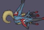  autofellatio balls butt canine erection jackal lawyerdog lucario male mammal masturbation mega_evolution mega_lucario nintendo oral penis pok&#233;mon pok&eacute;mon solo video_games 