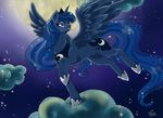  equine female feral friendship_is_magic horn horse hybridance mammal my_little_pony pony princess_luna_(mlp) solo winged_unicorn wings 