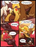  after_sex animal_genitalia anus balls big_macintosh_(mlp) braeburn_(mlp) braeburned butt comic cum cutie_mark equine erection friendship_is_magic gay horse horsecock john_bull_(mlp) male mammal my_little_pony penis promontory_(mlp) text 