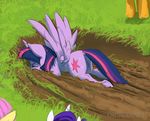  apple_jack applejack_(mlp) cutie_mark dead death equine eyes_closed fail female feral fluttershy_(mlp) friendship_is_magic grass horn horse lying mammal my_little_pony obsidianlit outside pussy rarity_(mlp) twilight_sparkle_(mlp) winged_unicorn wings 