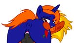  balls butt cowgirl_position cum cum_in_pussy cum_inside cutie_mark duo equine female friendship_is_magic hair heart_taker horn horse male mammal my_little_pony on_top orange_hair original_character penis pony sex spartanpony straddling straight unicorn 