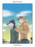  bear biceps blue_eyes canine comic dog hair husky male mammal muscles rain-yatsu rainier rick seattle_fur 