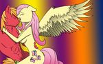  alicia_ross anthro anthrofied big_macintosh_(mlp) blackwell_foxx cutie_mark duo equine eyelashes eyes_closed female fluttershy_(mlp) friendship_is_magic hair hand_on_back horse lovingwolf male mammal mastery_position my_little_pony nude open_mouth pegasus pony straight wings 