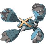  mega_metagross metagross no_humans official_art pokemon pokemon_(game) pokemon_oras 