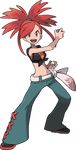  asuna_(pokemon) gym_leader pokemon pokemon_(game) pokemon_oras red_hair sugimori_ken 