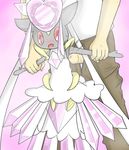  armpit_sex blush clothed clothing diancie duo frottage hi_res human interspecies male mammal mega_diancie mega_evolution nintendo penis pok&#233;mon pok&#233;philia pok&eacute;mon pok&eacute;philia restrained video_games 