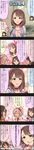  5koma blue_eyes bow brown_eyes brown_hair character_name choker cinderella_girls_gekijou colorized comic green_eyes hair_bow hair_ornament hairband half_updo heart highres idolmaster idolmaster_cinderella_girls jewelry jougasaki_mika long_hair long_image multiple_girls official_art one_side_up pendant pink_hair ribbon sakuma_mayu shibuya_rin shimamura_uzuki short_hair side_ponytail tall_image translated wrist_bow wrist_ribbon yellow_eyes 