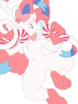 &lt;3 &lt;3_eyes 2023 alpha_channel anonymous_artist anthro blue_eyes bow_(feature) candy candy_cane christmas dessert ear_bow eeveelution food fur generation_6_pokemon hi_res holidays male multicolored_body nintendo open_mouth open_smile pink_body pink_fur pink_tail pokemon pokemon_(species) simple_background simple_coloring smile solo sylveon tail transparent_background two_tone_body two_tone_tail white_body white_fur