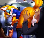  aircraft airplane all_fours anthro anus balls big_butt boots butt canine clothed clothing crossdressing dress english_text fox gay girly gloves group group_sex half-closed_eyes half-dressed hand_on_butt human human_on_anthro inside interspecies looking_back male mammal miles_prower one_eye_closed open_mouth penis sega sex sniffing sonic_(series) text therealshadman threesome tongue uncut vein veiny_penis video_games 
