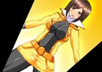  1girl abs big_breasts breasts brown_eyes hot jigoku_potion kaizoku_sentai_gokaiger large_breasts legs luka_millfy super_sentai 