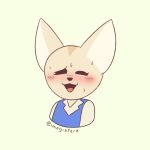 1:1 aggretsuko canid canine cute_expression excited fennec fenneko fox fur icon imagisfera mammal naughty_face sanrio