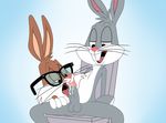  bugs_bunny duo eyewear gay glasses lagomorph looney_tunes male mammal martianboom oral penis rabbit rodney_rabbit the_looney_tunes_show warner_brothers 