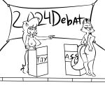 2024 4_fingers anthro arm_under_breasts big_breasts big_butt big_nipples biped black_and_white black_text boots boots_only breast_size_difference breasts butt callie_briggs canid canine cheek_tuft clothing crossover curved_eyebrows diane_foxington digital_drawing_(artwork) digital_media_(artwork) dipstick_tail domestic_cat dreamworks duo english_text eyebrow_through_hair eyebrows eyelashes facial_tuft felid feline felis female female_anthro fingers fluffy fluffy_tail footwear footwear_only fox frown fur fur_tuft gesture gold-white-kott hair hanna-barbera head_turned hi_res high_heeled_boots high_heels iris legs_together long_hair looking_at_another looking_back mammal markings messy_hair monochrome mostly_nude mostly_nude_anthro mostly_nude_female mouth_closed nipples no_pupils open_frown open_mouth pointing pointing_at_another prick_ears puffy_nipples raised_eyebrow small_breasts smile smiling_at_another smirk smirking_at_another snout standing straight_legs swat_kats tail tail_markings text the_bad_guys translucent translucent_hair tuft year
