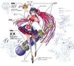  aoba_naruko armpits bird blue_eyes blue_hair boots character_sheet contest_winner dress elbow_gloves emphasis_lines frills full_body gloves hair_ribbon high_heels holding holding_weapon kaekae kokeshi looking_at_viewer mahou_shoujo_taisen mahou_shoujo_taisen_contest_1 medium_hair multiple_views pearl platform_footwear polearm ponytail ribbon sidelocks simple_background sleeveless smile staff takesuzume tassel thighhighs translation_request weapon white_background white_gloves white_legwear zettai_ryouiki 