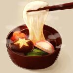  bowl chopsticks food food_focus kaneko_ryou mochi mochi_trail no_humans original soup steam still_life zouni_soup 