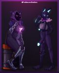 absurd_res anthro armor armored_gloves bandanna barrel bear big_breasts breasts canid canine claws clothed clothing epic_games feet foreskin fortnite fossfurus genitals glowing glowing_ears glowing_eyes glowing_genitalia glowing_penis hand_gesture hand_on_leg hand_on_thigh hi_res hoodie hypnosis intersex jacket kerchief mammal mind_control obscured_face pack_leader_highwire pantsless penis presenting raven_team_leader shin_guards shoulder_tuft sitting sitting_on_barrel slap_juice thick_thighs toes topwear tuft tufted_ears tufted_fur