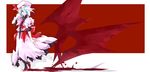  beru blood blue_hair hat red_eyes remilia_scarlet short_hair solo touhou 