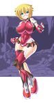  1girl blonde_hair breasts glasses highres large_breasts lilith-soft potion01 shinohara_mari skirt solo taimanin_asagi taimanin_asagi_battle_arena yakkey 
