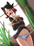  animal_ears ball_gag bdsm bondage bound cat_ears crotch_rope gag highres kaguya-sama_wa_kokurasetai_~tensai-tachi_no_renai_zunousen~ mukanata panties restrained shibari shinomiya_kaguya underwear 