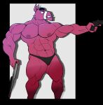 abs absurd_res aiming_weapon animate_inanimate anthro camelid clothed clothing cronolm epic_games fortnite fur gun hi_res holding_gun holding_object holding_ranged_weapon holding_shotgun holding_weapon living_pinata llama looking_away lt._john_llama male mammal muscular muscular_anthro muscular_arms muscular_legs muscular_male navel nipples pecs pinata pink_body pink_fur ranged_weapon solo speedo speedo_only swimwear teeth topless trigger_discipline weapon