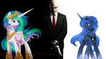  agent_47 codename_47 equine female feral friendship_is_magic gun hitman horn horse human male mammal my_little_pony pony princess_celestia_(mlp) princess_luna_(mlp) ranged_weapon vavacung weapon winged_unicorn wings 