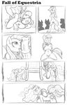  animal_genitalia anthro anthrofied applejack_(mlp) armor bdsm bent_over black_and_white blindfold bondage bound breasts chain collar comic cutie_mark dildo dripping earth_pony equine fall_of_equestria female fluttershy_(mlp) forced friendship_is_magic horn horse horsecock kneeling licking male mammal monochrome my_little_pony nipples nude oral oral_sex pegasus penis pony poprocks princess_celestia_(mlp) princess_luna_(mlp) pussy pussy_juice rape rarity_(mlp) rope severed_horn sex sex_toy sketch slave sparkles sweat throne tongue tongue_out twilight_sparkle_(mlp) unicorn vein whip winged_unicorn wings 