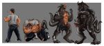  anthro art-accountant body_size_growth dragon genitals growth hi_res male muscle_growth mythological_creature mythological_scalie mythology penis scalie size_transformation solo species_transformation transformation transformation_sequence 