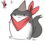  bird cosplay crow crow_(nichijou) fera_(artist) hakutaku karasu nichijou scarf sukusuku_hakutaku 