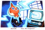  nintendo official_art pokemon rotom sugimori_ken 