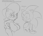  anthro archie_comics big_breasts bodily_fluids breasts chipmunk clothing dialogue drooling duo eulipotyphlan featureless_breasts female fixation gloves ground_squirrel hand_on_hip handwear hedgehog hi_res male mammal rodent saiyaman22 saliva sally_acorn sciurid sega sketch sonic_the_hedgehog sonic_the_hedgehog_(archie) sonic_the_hedgehog_(comics) sonic_the_hedgehog_(series) spiral_eyes stare 