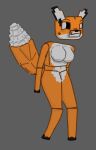  (the anthro breathing canid canine female fox furry humanoid invalid_tag lad) mammal solo 