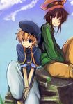  2boys disney donald_duck goofy hat kingdom_hearts multiple_boys personification 